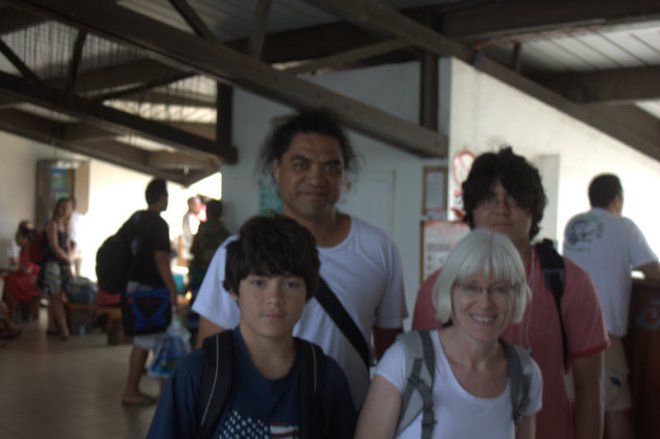 Four of us at Hiva Oa