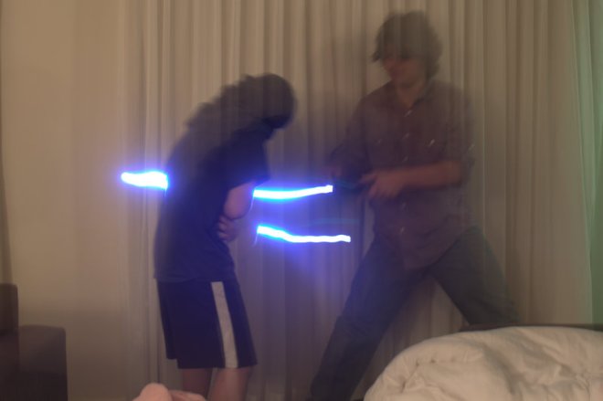 Matiu and Dani in Melbourne