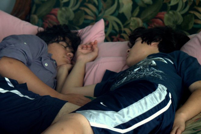 dani and matiu sleeping